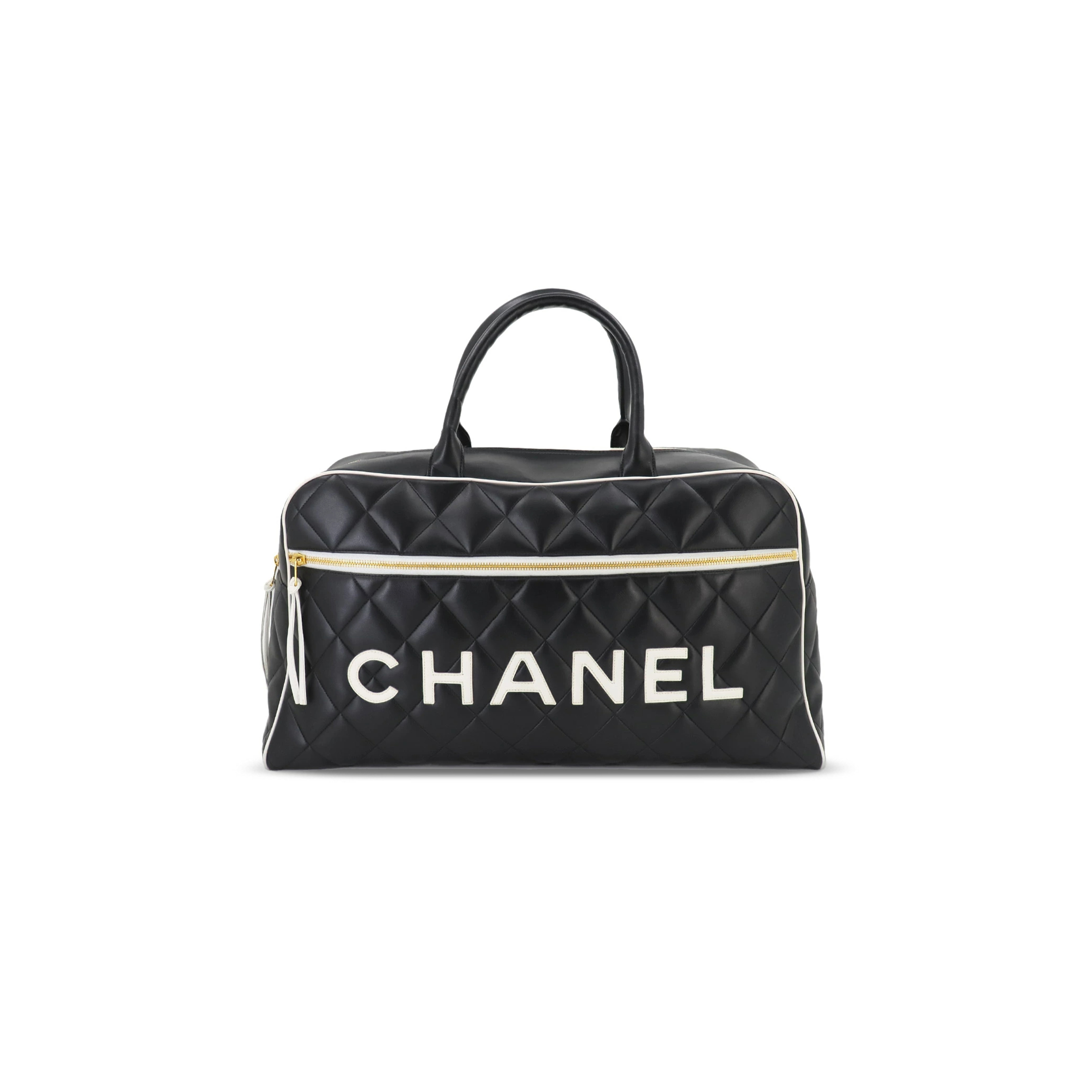 CHANEL LEATHER TRAVEL BAG A05943 (46*27*15cm)